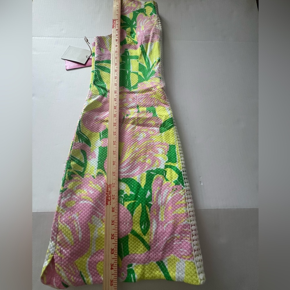 Lilly Pulitzer for Target Shift ‘Fan Dance’ Pink/Green Topical Summer Dress NWT - Picture 15 of 16